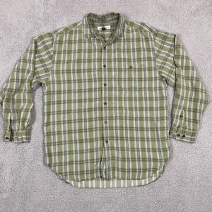 Tommy Bahama  Men's Long Sleeve Shirt‎ M 100% Silk Blue/Green